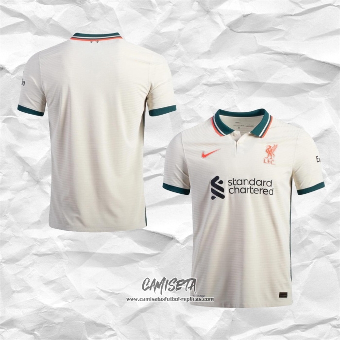 Segunda Camiseta Liverpool Authentic 2021-2022